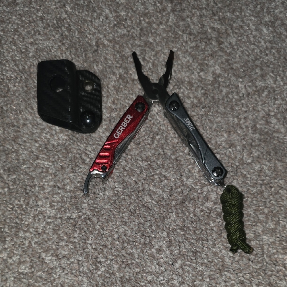 Gerber Red and Silver EDC Multi-Tool